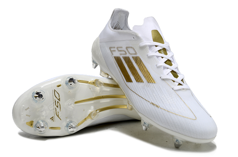 Adidas F50 Elite SGDay Spark- Blanc/Doré/Blanc