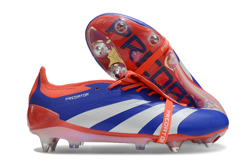 adidas Predator Elite Fold-over Tongue SG Advancement - Bleu/Blanc/Rouge