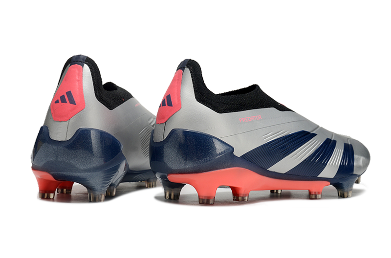 Adidas Predator Elite Laceless FG Vivid Horizon - Argenté/Aurora/Black/Turbo