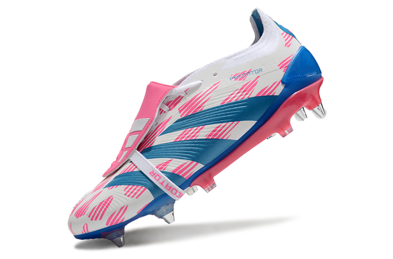 Adidas Predator Elite Fold-over Tongue SG Reemergence - Blanc/Bleu/Rose