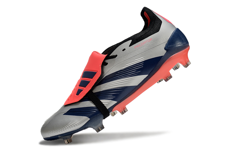 Adidas Predator Elite Fold-Over Tongue FG Vivid Horizon- Argenté/Aurora/Black/Turbo