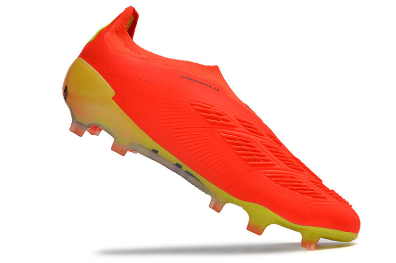 Adidas Predator Elite Laceless FG Predstrike - Solar Red/Core Black/Solar Yellow