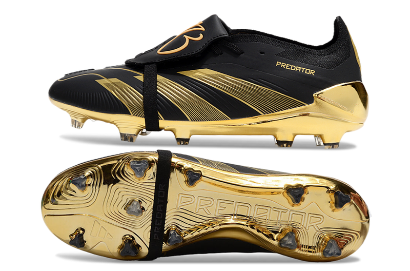 Adidas Predator Elite Fold- Over Tongue FG Belligold-Noir/Doré Édition Limitée