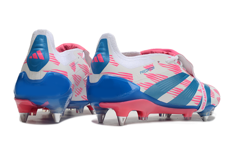 Adidas Predator Elite Fold-over Tongue SG Reemergence - Blanc/Bleu/Rose