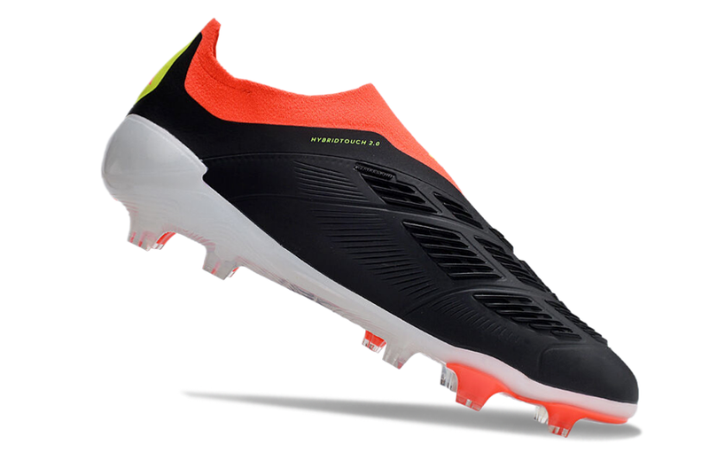 Adidas Predator Elite Laceless FG - Core Black/Footwear White/Solar Red