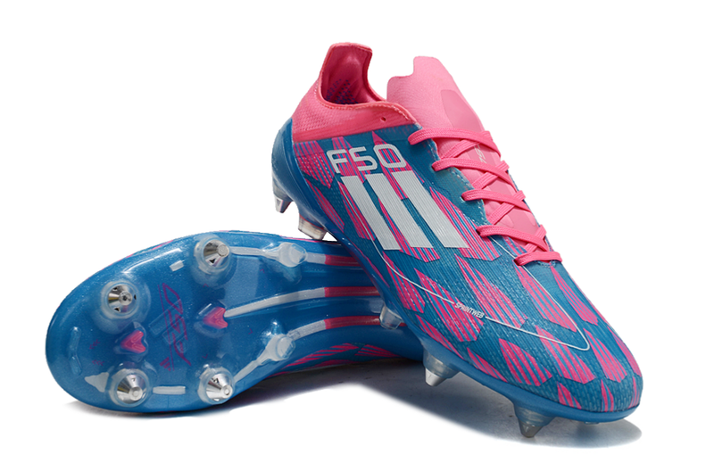 Adidas F50 Elite SG Reemergence - Bleu/Blanc/Rose