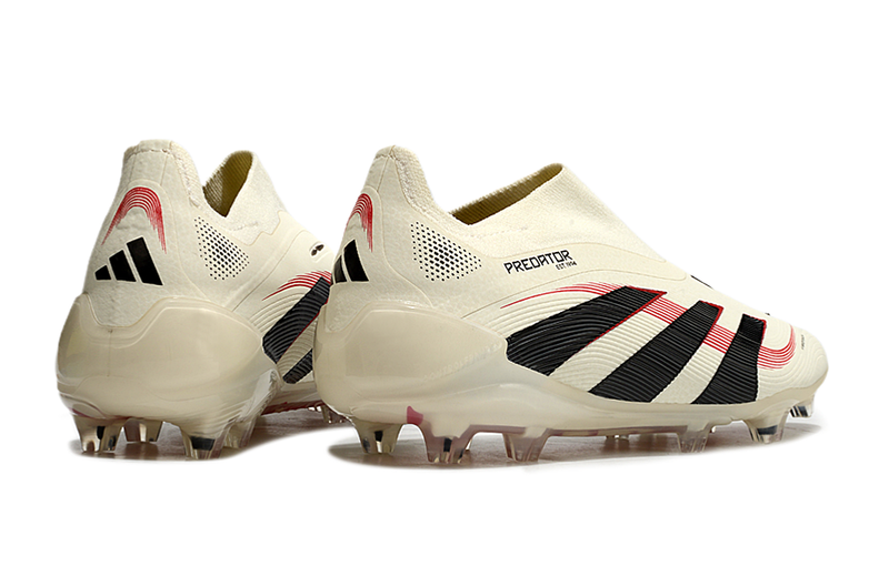 Adidas Predator Elite Laceless FG  Champagne- Blanc/Noir/Pure Ruby