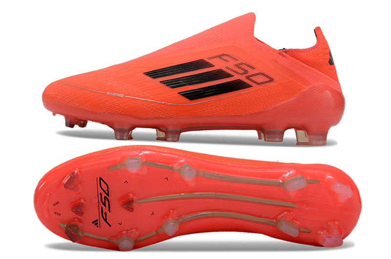 Adidas F50 Elite Laceless FG Vivid Horizon - Turbo/Aurora Black/ Argenté