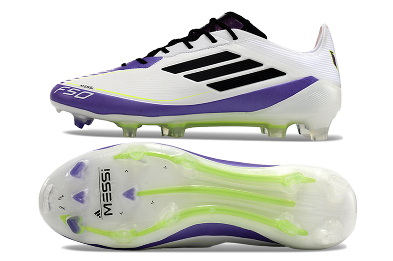 Adidas F50 Messi Elite FG Triunfo  Estelar - Blanc/ Noir/ Violeta