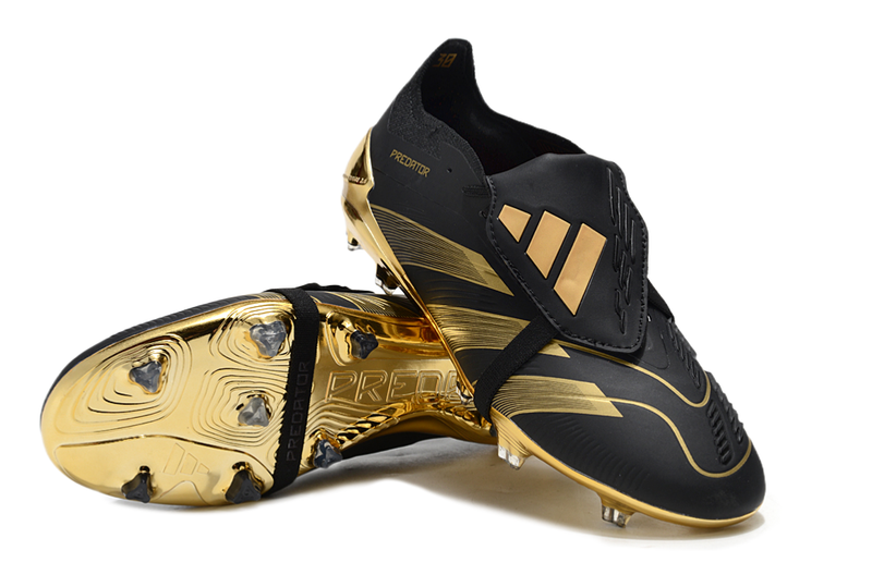 Adidas Predator Elite Fold- Over Tongue FG Belligold-Noir/Doré Édition Limitée