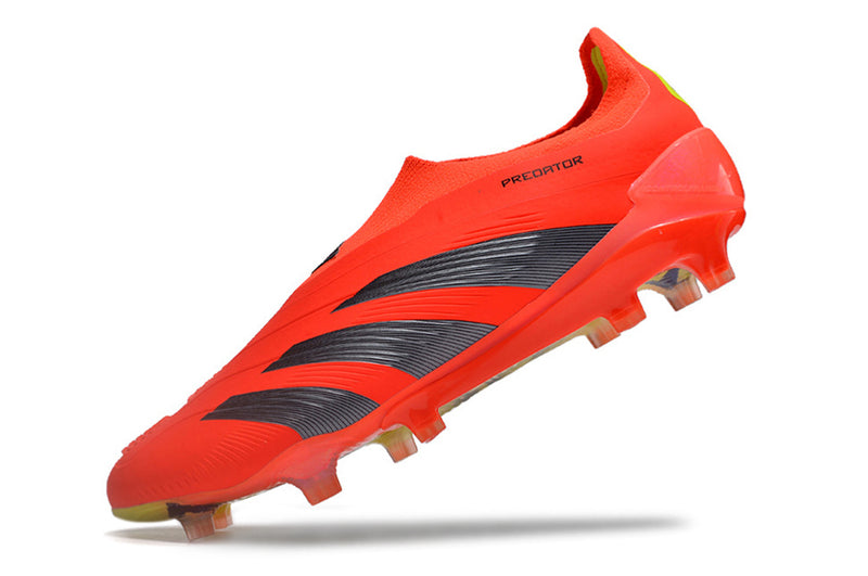 Adidas Predator Elite Laceless FG Predstrike - Solar Red/Core Black/Solar Yellow