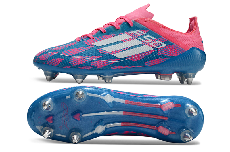 Adidas F50 Elite SG Reemergence - Bleu/Blanc/Rose