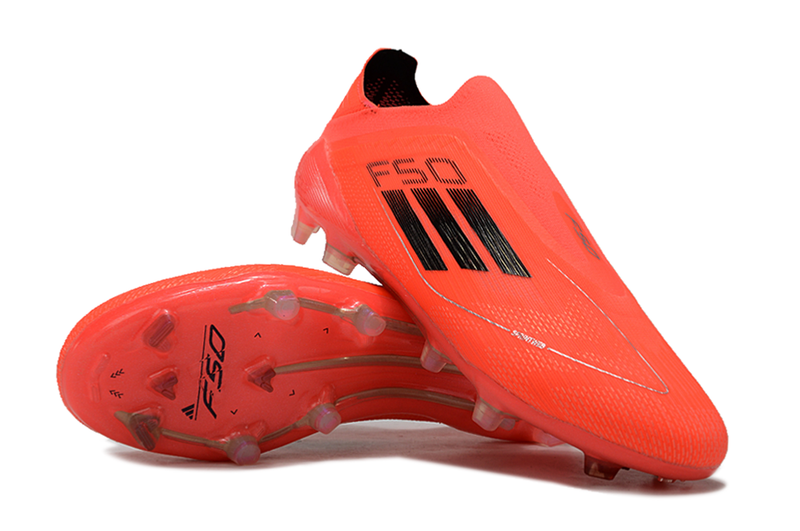 Adidas F50 Elite Laceless FG Vivid Horizon - Turbo/Aurora Black/ Argenté