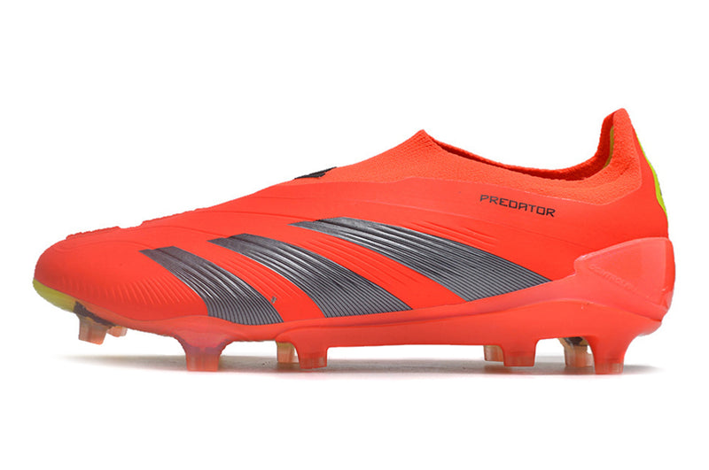 Adidas Predator Elite Laceless FG Predstrike - Solar Red/Core Black/Solar Yellow