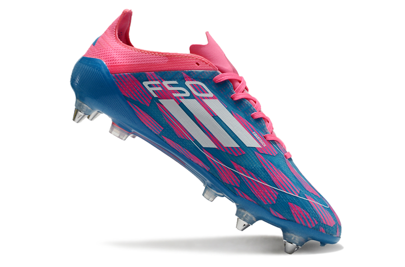 Adidas F50 Elite SG Reemergence - Bleu/Blanc/Rose