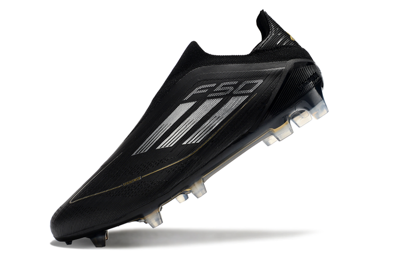 Adidas F50 Elite Laceless FG Dark Spark - Noir/Argenté/Doré