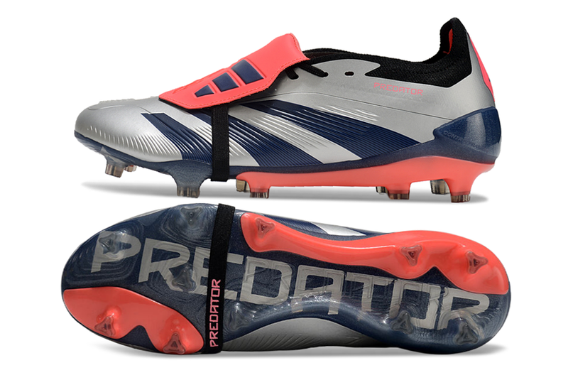 Adidas Predator Elite Fold-Over Tongue FG Vivid Horizon- Argenté/Aurora/Black/Turbo