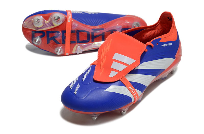 adidas Predator Elite Fold-over Tongue SG Advancement - Bleu/Blanc/Rouge