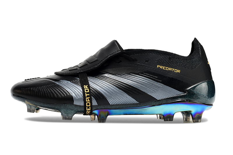 adidas Predator Elite Fold-over Tongue FG Dark Spark - Core Black/Carbon/Gold Metallic