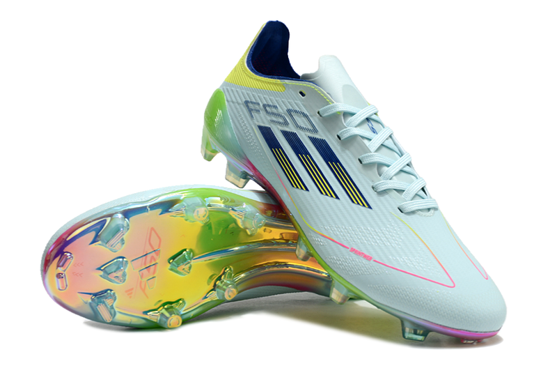 Adidas F50 Elite FG Stellar Icon- Almost Blue/Bleu/Jaune