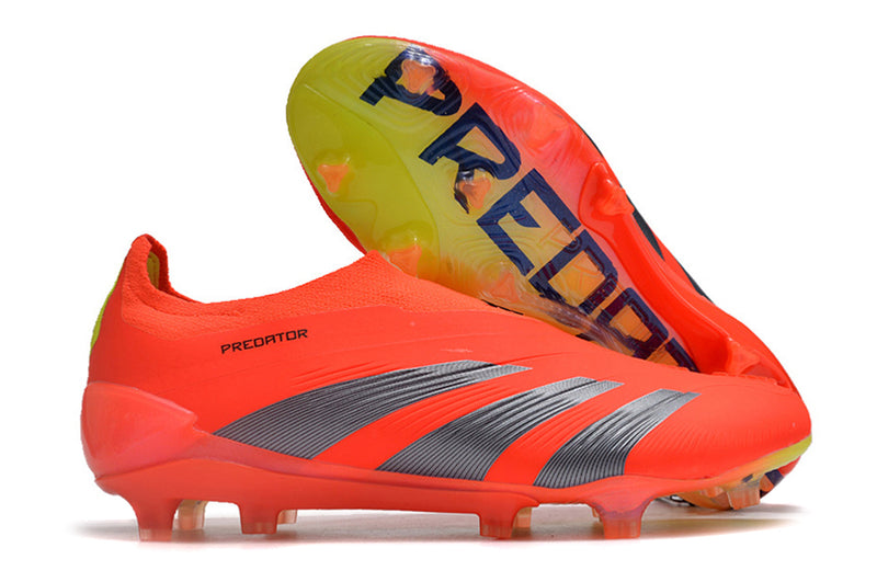 Adidas Predator Elite Laceless FG Predstrike - Solar Red/Core Black/Solar Yellow