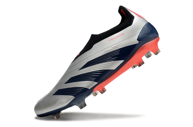 Adidas Predator Elite Laceless FG Vivid Horizon - Argenté/Aurora/Black/Turbo