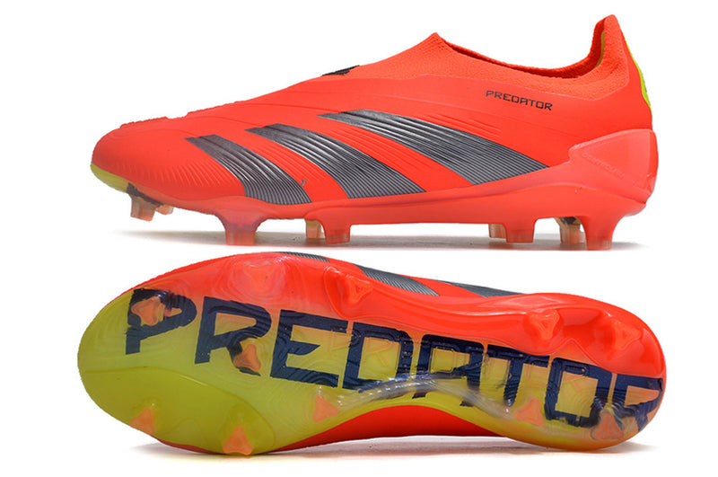 Adidas Predator Elite Laceless FG Predstrike - Solar Red/Core Black/Solar Yellow