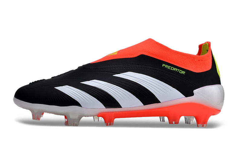 Adidas Predator Elite Laceless FG - Core Black/Footwear White/Solar Red