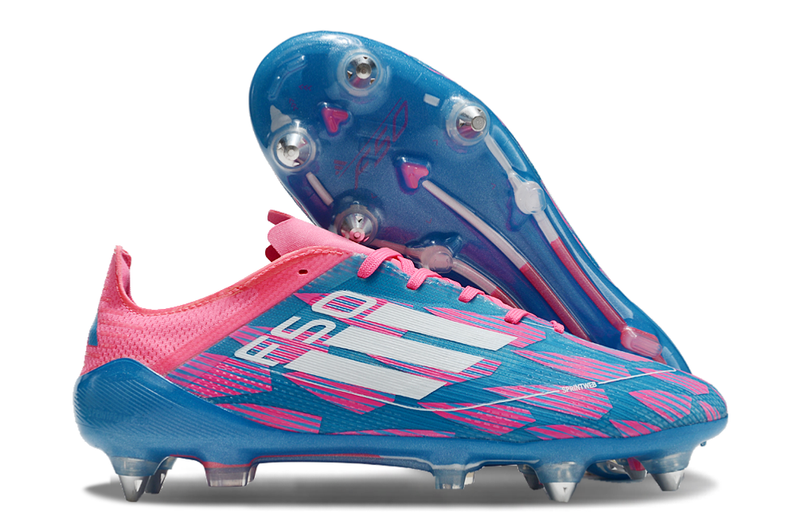 Adidas F50 Elite SG Reemergence - Bleu/Blanc/Rose