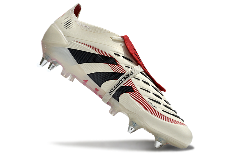 Adidas Predator Elite Fold-Over Tongue SG Champagne- Blanc/Noir/Pure Ruby