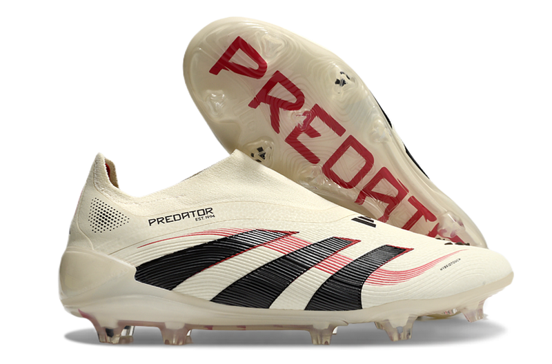 Adidas Predator Elite Laceless FG  Champagne- Blanc/Noir/Pure Ruby