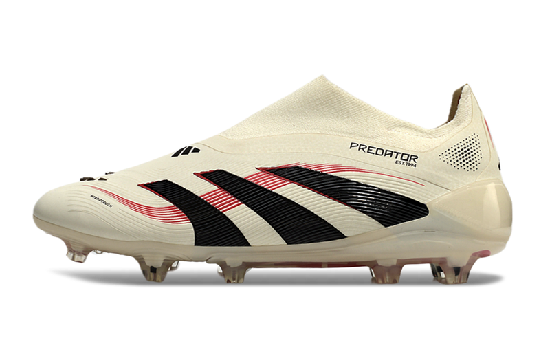 Adidas Predator Elite Laceless FG  Champagne- Blanc/Noir/Pure Ruby