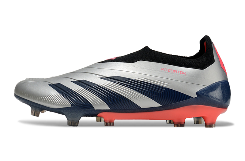 Adidas Predator Elite Laceless FG Vivid Horizon - Argenté/Aurora/Black/Turbo