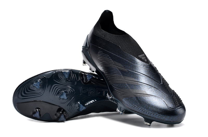 Adidas Predator Elite Laceless FG Nightstrike - Core Black/Carbon