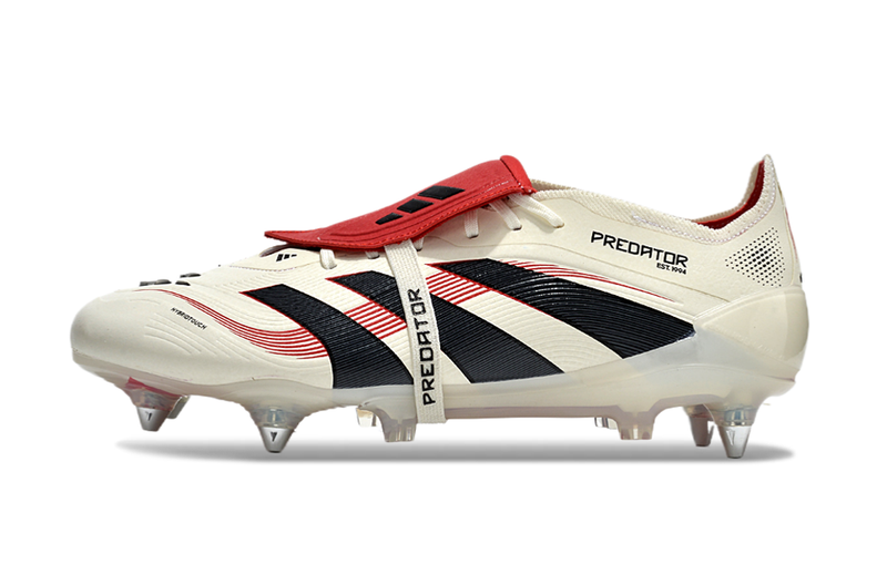 Adidas Predator Elite Fold-Over Tongue SG Champagne- Blanc/Noir/Pure Ruby