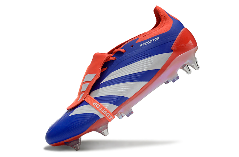 adidas Predator Elite Fold-over Tongue SG Advancement - Bleu/Blanc/Rouge