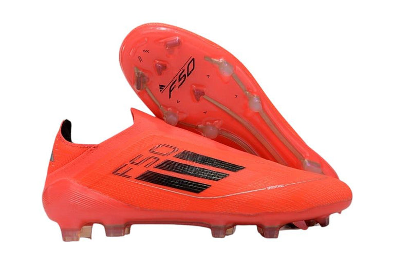 Adidas F50 Elite Laceless FG Vivid Horizon - Turbo/Aurora Black/ Argenté