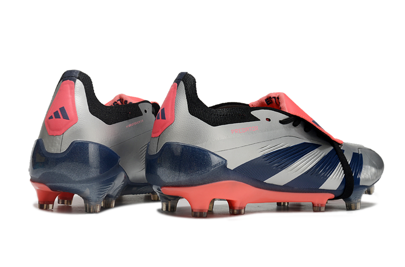 Adidas Predator Elite Fold-Over Tongue FG Vivid Horizon- Argenté/Aurora/Black/Turbo