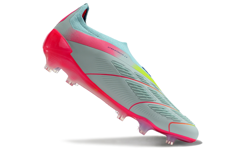 Adidas Predator Elite Laceless FG Stellar Icon - Almost Blue/Lucid Pink/Semi Solar Yellow