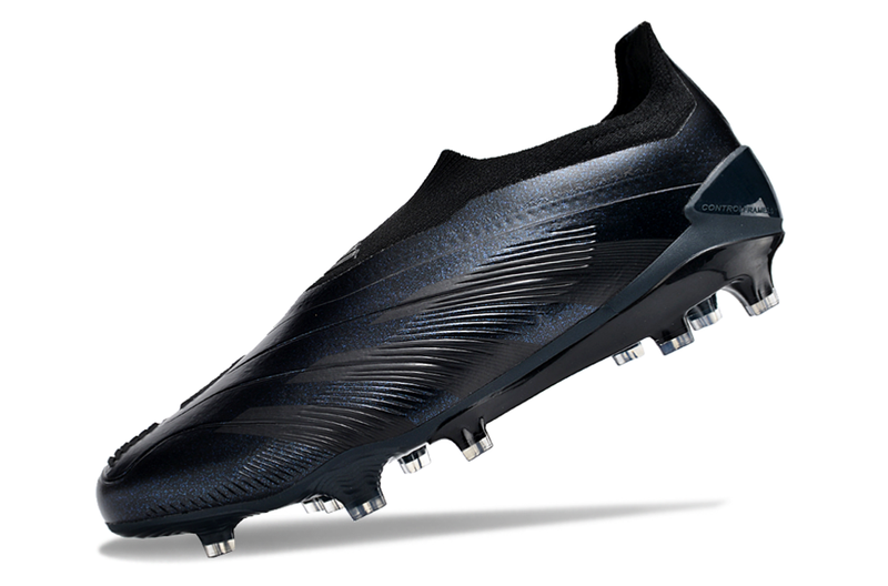 Adidas Predator Elite Laceless FG Nightstrike - Core Black/Carbon