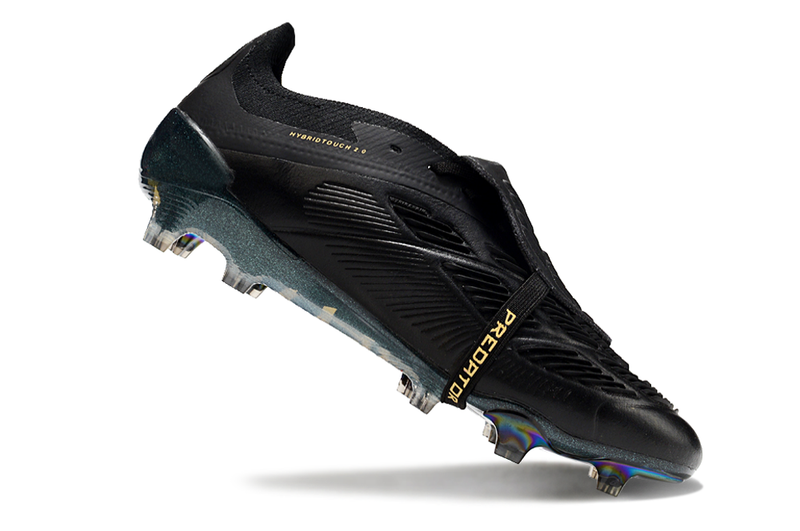 adidas Predator Elite Fold-over Tongue FG Dark Spark - Core Black/Carbon/Gold Metallic