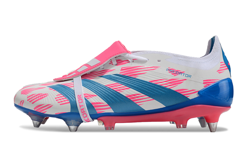 Adidas Predator Elite Fold-over Tongue SG Reemergence - Blanc/Bleu/Rose