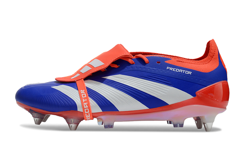 adidas Predator Elite Fold-over Tongue SG Advancement - Bleu/Blanc/Rouge