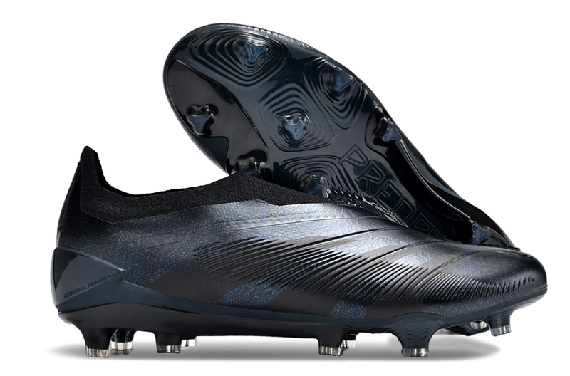 Adidas Predator Elite Laceless FG Nightstrike - Core Black/Carbon