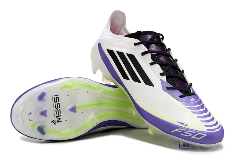 Adidas F50 Messi Elite FG Triunfo  Estelar - Blanc/ Noir/ Violeta